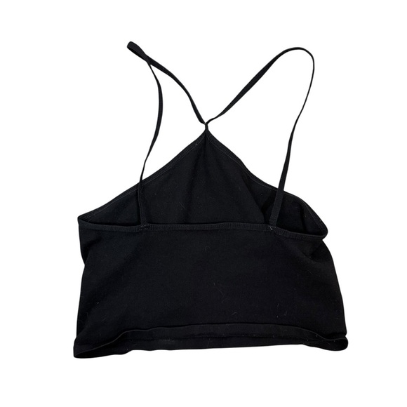 Free People Intimately Center Of Attention Halter Crop Top Black XS/S - Picture 4 of 5